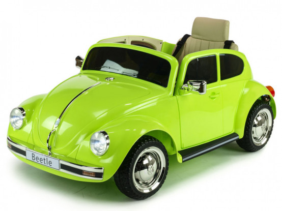 Elektrické autíčko VW Beetle Oldtimer s 2.4G dálkovým ovládáním, zelený