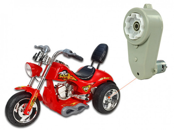 Dětská motorka Chopper Red Hawk (ZP5008) - náhradní elektrický motor s převodovkou pro pohon kol