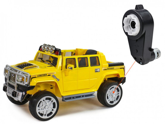 Dětské autíčko H2 Extender - náhradní elektrický motor s převodovkou pro pohon kol