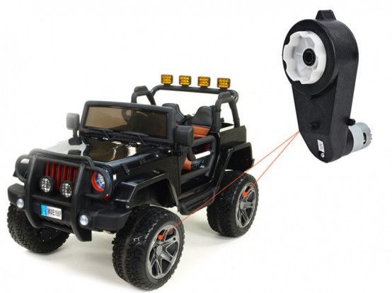 Dětské autíčko Jeep Wrangler 4x4 - náhradní elektrický motor s převodovkou pro pohon kol