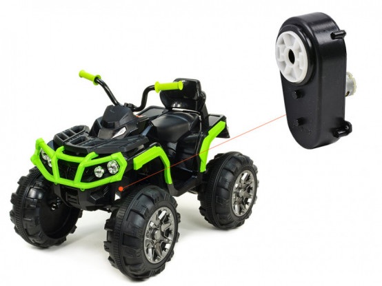Dětská čtyřkolka Predator - náhradní elektrický motor s převodovkou pro řízení