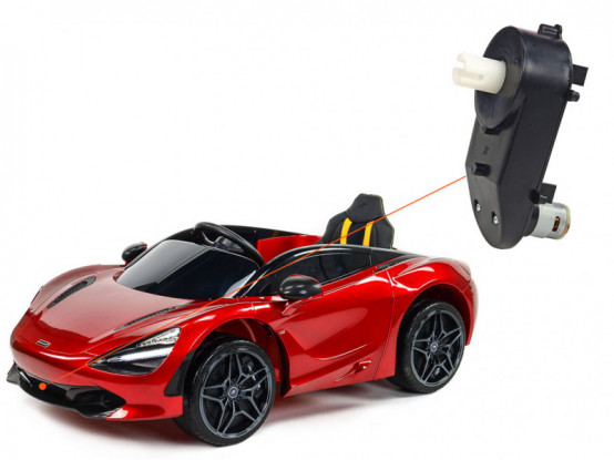Dětské autíčko McLaren 720S - náhradní elektrický motor s převodovkou pro řízení
