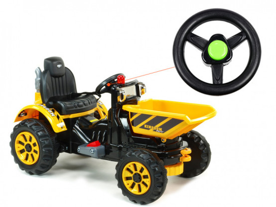 Dětský traktor Kingdom s výklopnou korbou - náhradní volant