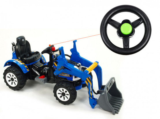 Dětský traktor Kingdom s nakládací lžící - náhradní volant