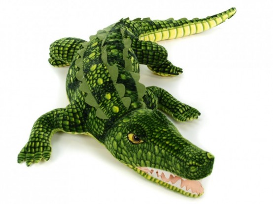 Velký plyšový krokodýl 156 cm, zelený
