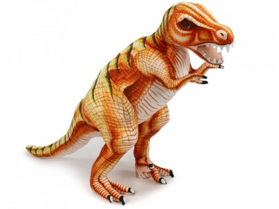 Plyšový dinosaurus T-Rex 128 cm, hnědý