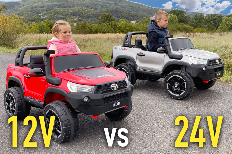 Elektrické autíčko pro větší děti: pohon 4x4 nebo 4x2? Nebo rozhoduje výkon?